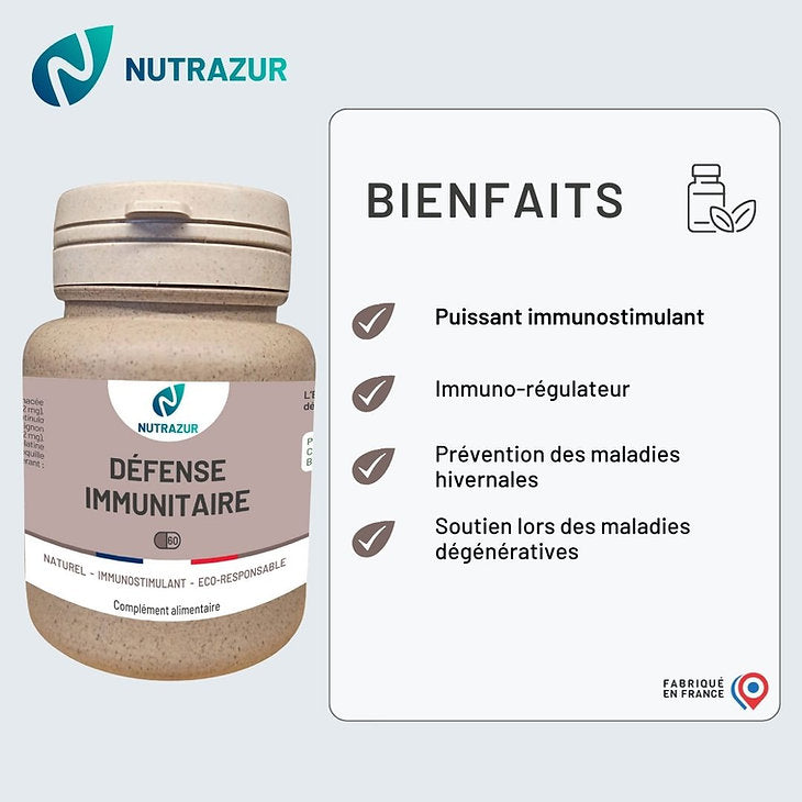 Défense Immunitaire : soutient et renforce le sytème immunitaire (60 gélules)