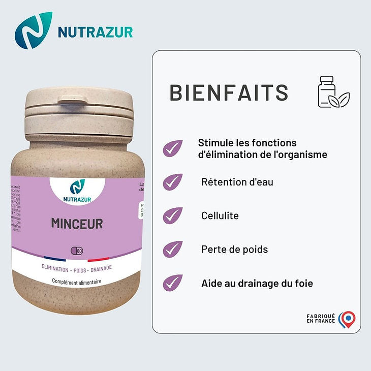 Minceur : une aide précieuse dans la perte de poids - Cellulite (60 gélules)