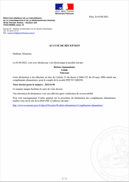 Défense Immunitaire :(60 gélules)