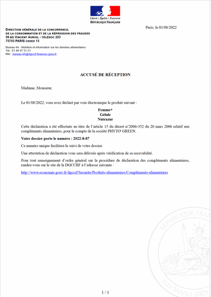 Femme + (60 gélules)