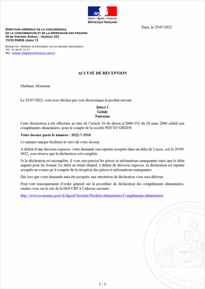 Intest 1 (60 gélules)