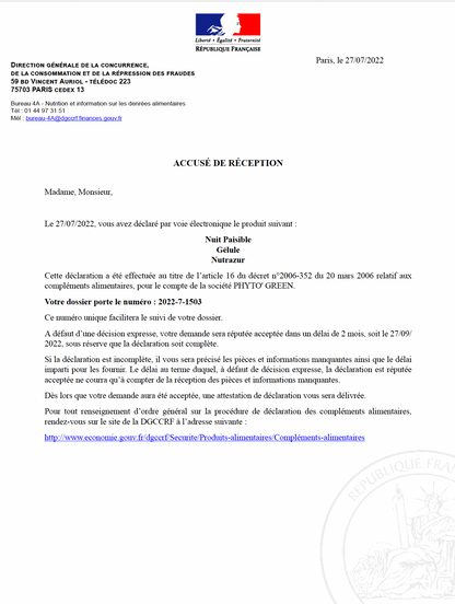 Nuit Paisible (60 gélules)