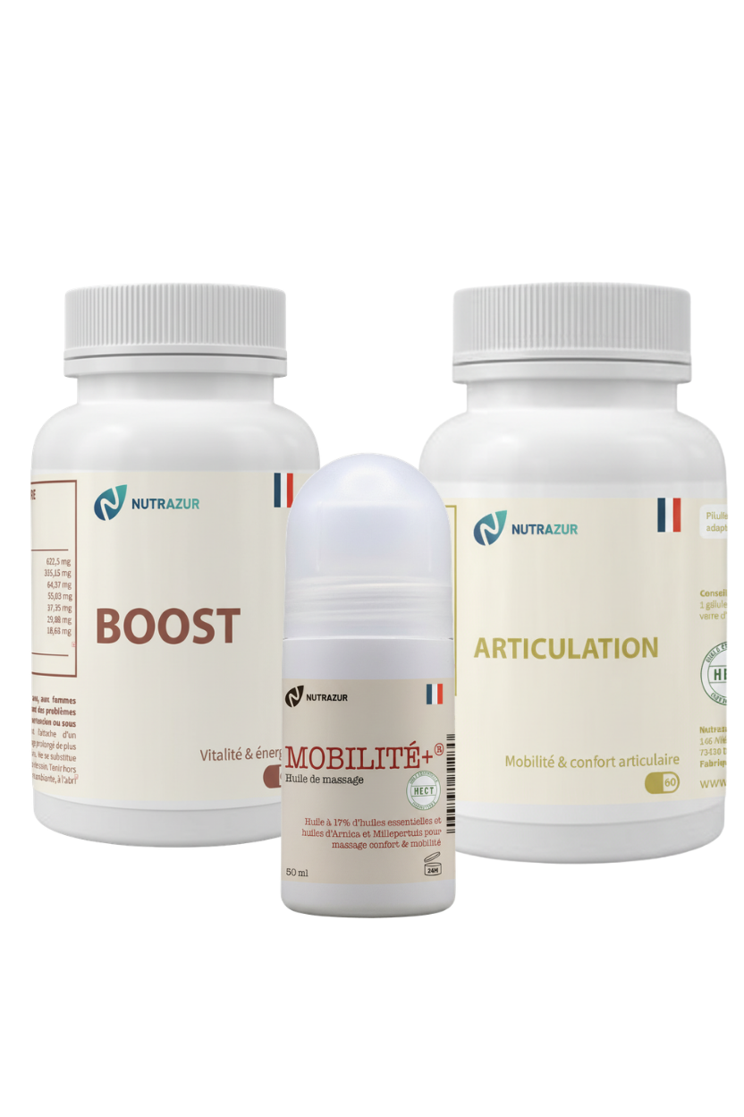Pack Sport (Boost 60 gélules - Articulation 60 gélules - Mobilité+Roll'n 50ml)