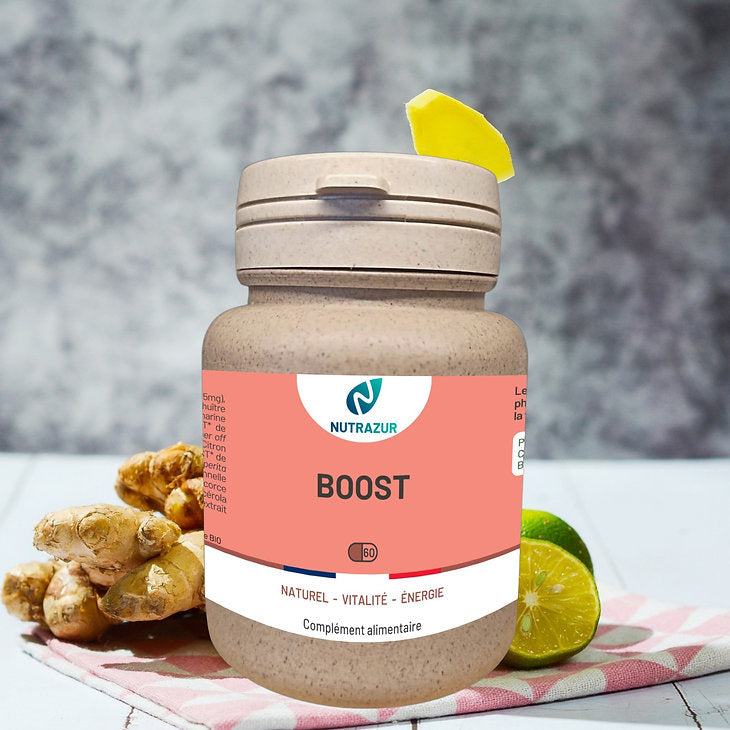 Boost : Stimulant naturel physique et mental - sportif - fatigue passagère (60 gélules)