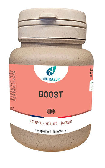 Boost : Stimulant naturel physique et mental - sportif - fatigue passagère (60 gélules)
