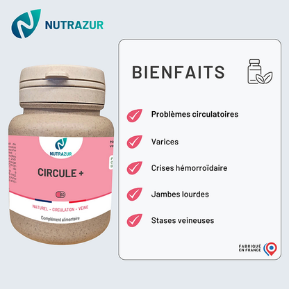 Circule + :  problèmes circulatoires (60 gélules)