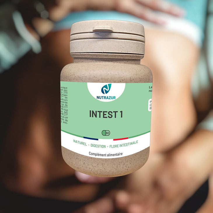 Intest1 - Digestion (60 gélules) - Antibactérien et antiparasitaire