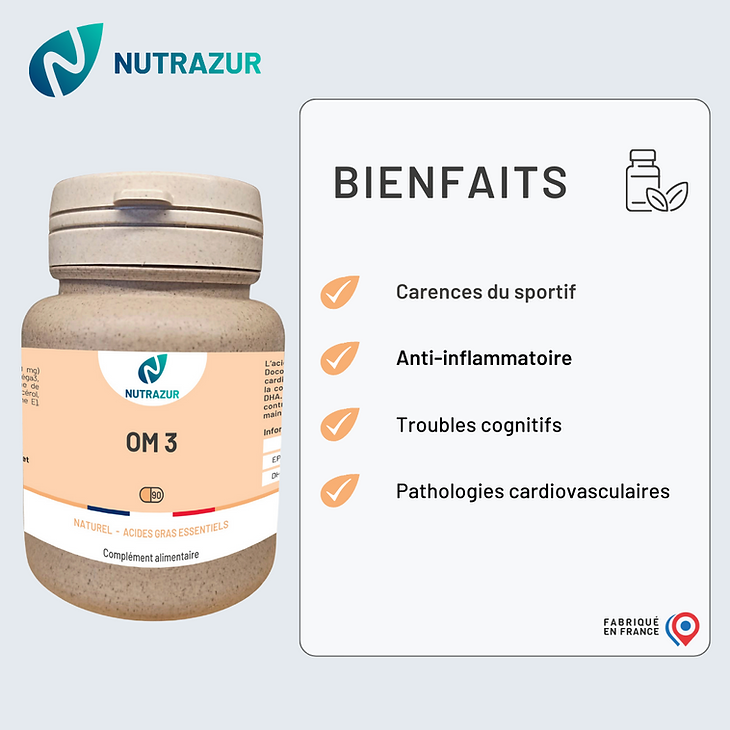 Omega 3 - EPA et DHA haute qualité QualitySilver (90 capsules)